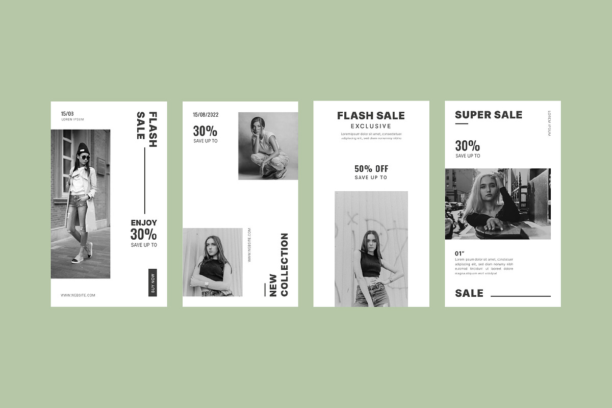 Instagram stories social media pack, a Social Media Template by Syaeful Anas (Photo 8 of 9)