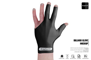 Billiard Glove Mockup