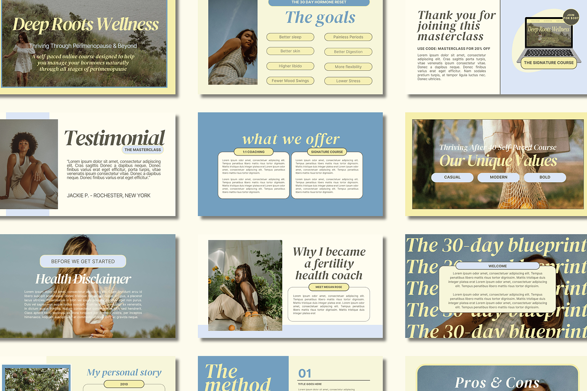 Slide Deck - Health & Wellness Brands preview 4