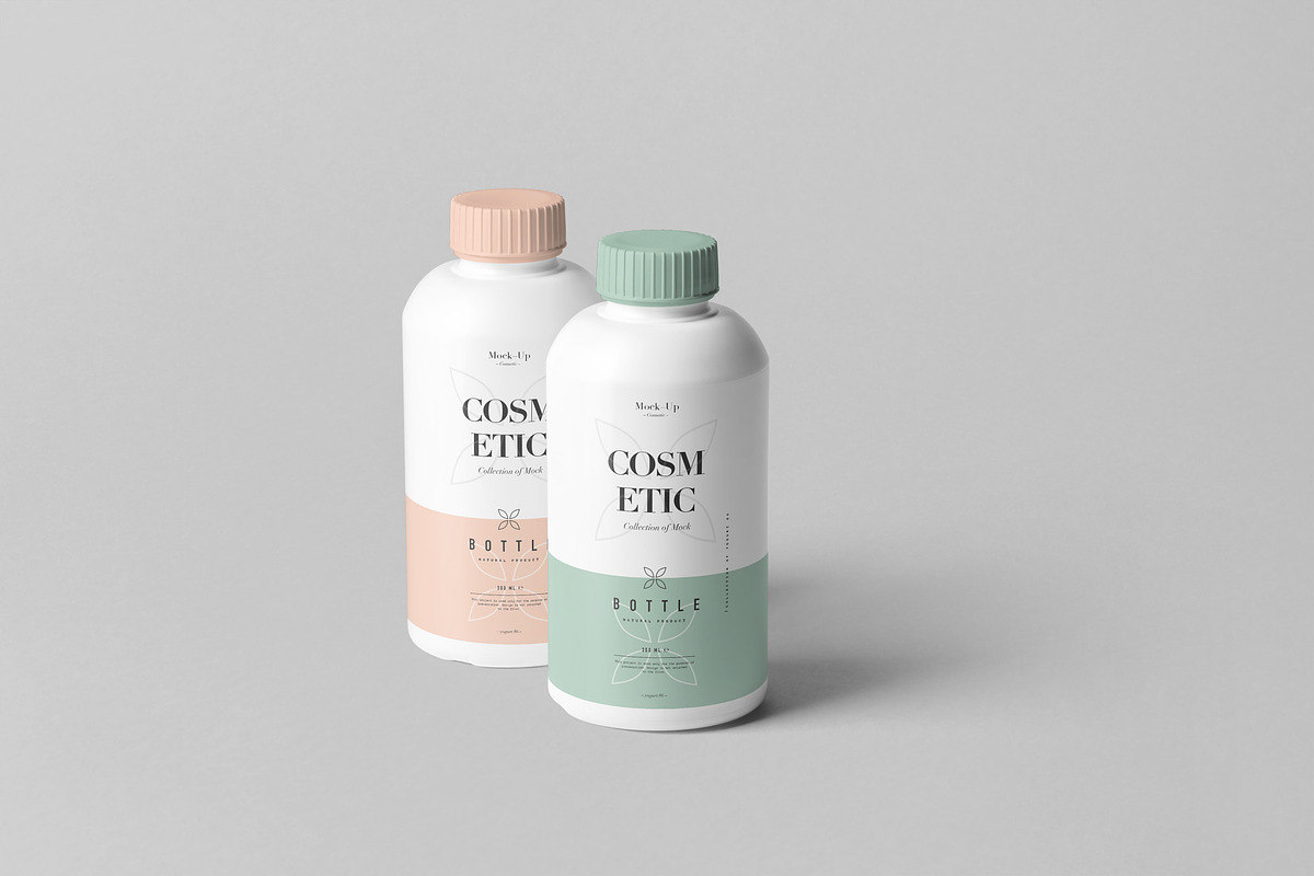 Cosmetic Bottle Mock-up 4, a Packaging Mockup by Yogurt86 (Photo 3 of 13)