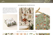Enchanted Forest Watercolor Art, an Object Graphic by Julia Dreams (Thumbnail 3 of 12)