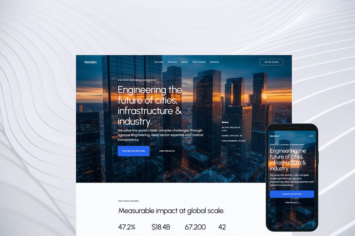 Consultant - Website Template, a Squarespace Template by Gem Media (Photo 1 of 6)
