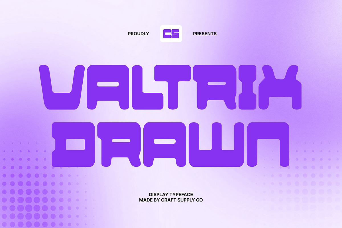 CS Valtrix Drawn, a Sans Serif Font by Craft Supply Co. (Photo 1 of 8)
