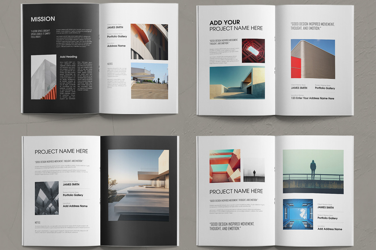 Architecture Portfolio Layout, a Brochure Template by ContestDesign (Photo 3 of 3)
