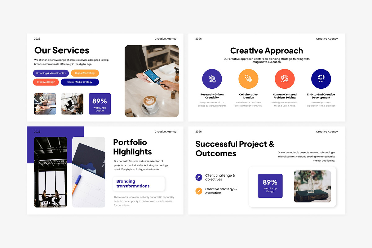 Creative Agency Profile Powerpoint, a Presentation Template by Eklip Studio (Photo 4 of 6)