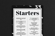 Floral Cocktail Menu Template, a Flyer Template by BrandPacks (Thumbnail 3 of 6)