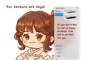 Procreate Mikan Soft Texture Brushes, a Brush Add-On by ProcreateiBox (Thumbnail 6 of 6)
