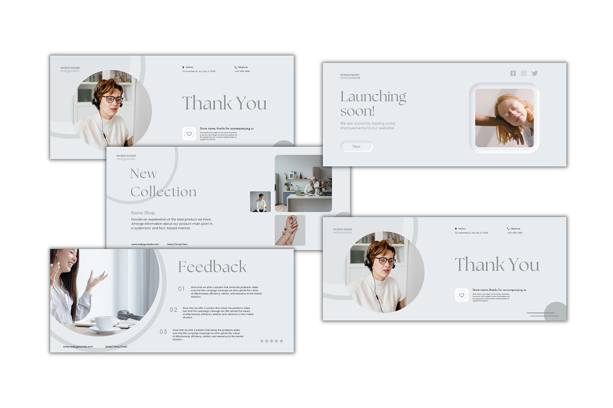 DIY Website Shopify Banner Templates, an UI Kit Template by Meoww_Design (Photo 2 of 6)