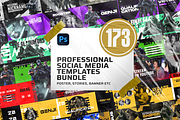 173 Social Media Template Bundle, a Social Media Template by Creathift (Thumbnail 1 of 7)
