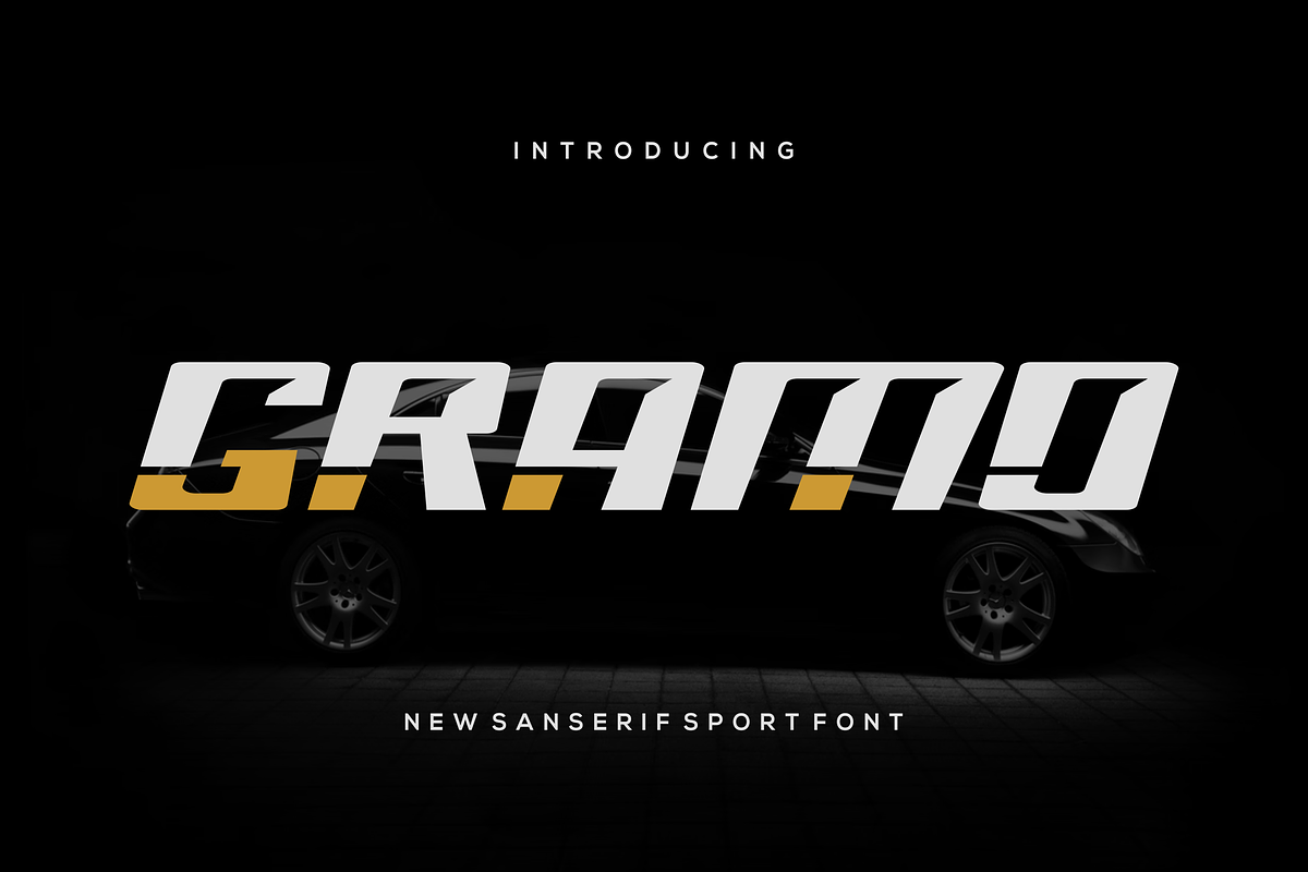 Gramo Font, a Font by albert_kalingga (Photo 1 of 6)