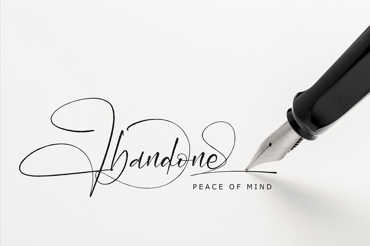Molahesta Realistic Signature Font, a Script Font by Storytype Studio
