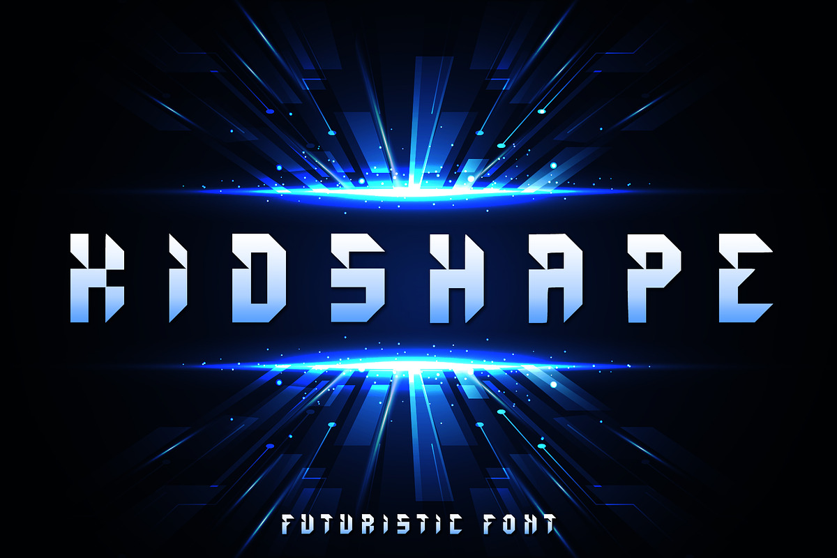 Kidshape | Futuristic Font