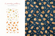 Baking at home - watercolor clipart, an Illustration by Julia M. Watercolor (Thumbnail 10 of 12)
