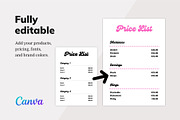 Canva Price List Signage Templates, a Marketing Template by Dandymark (Thumbnail 2 of 7)