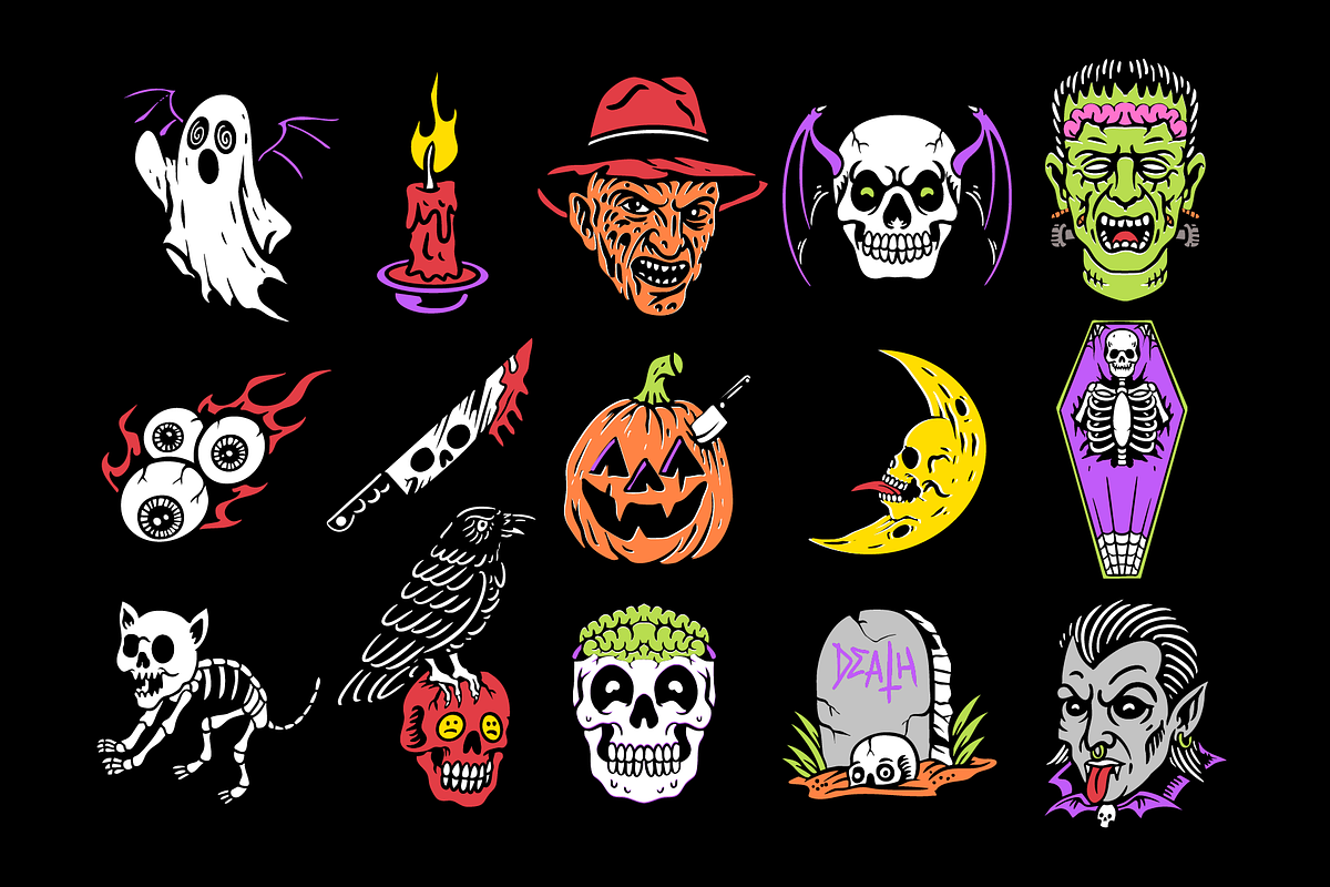 THE SPOOKY NIGHT TERROR ILLUSTRATION, an Illustration by Ramoniskull (Photo 3 of 6)