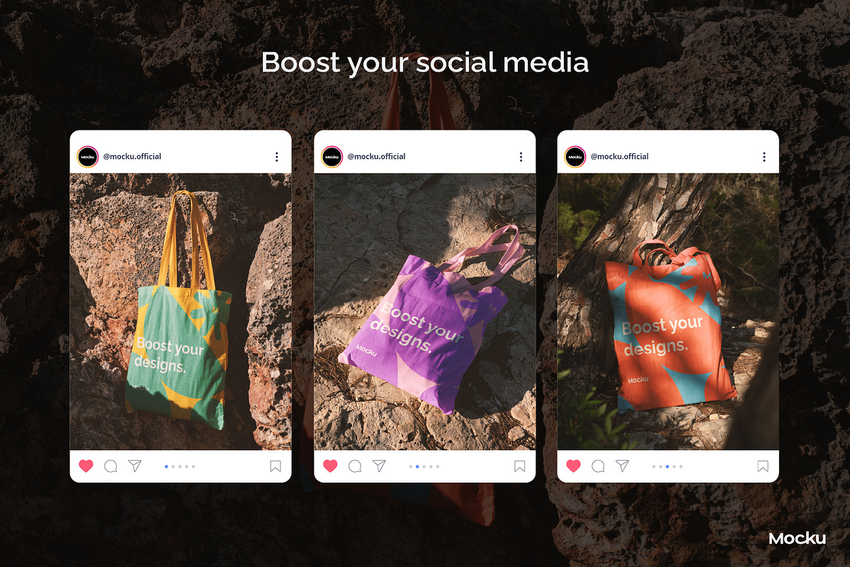 Summer Tote Bag Mockups, a Merchandise Mockup by Mocku (Photo 7 of 12)