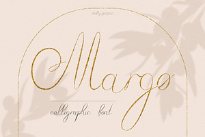 MARGO Calligraphic Font