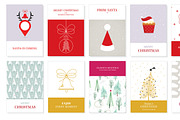 50 Christmas Greeting Cards Set, a Poster Template by Pingebat (Thumbnail 7 of 9)
