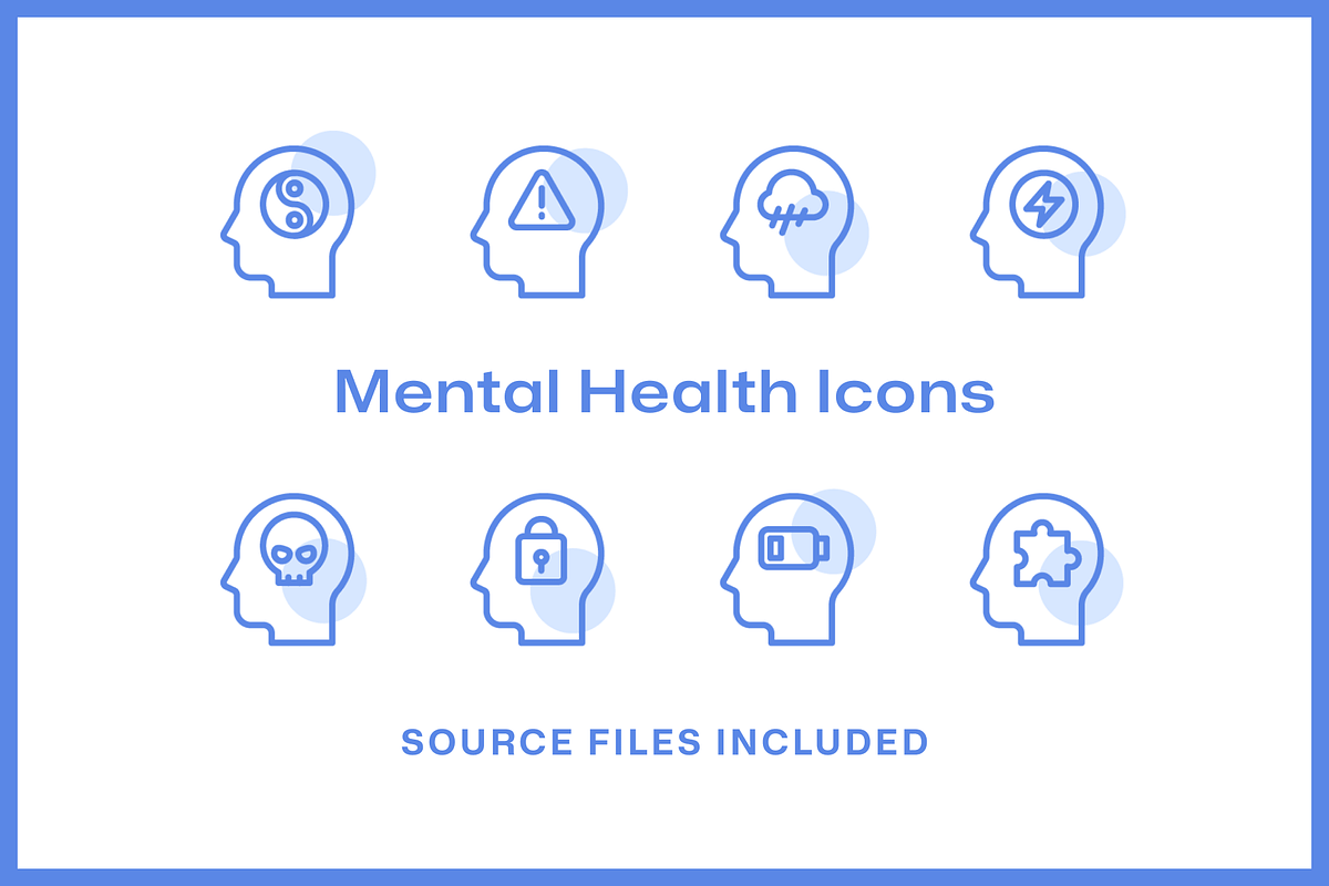 48 Mental Health Icons, a Duotone Icon by Furnace (Photo 3 of 5)
