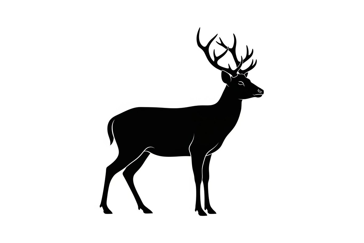 Majestic Deer & Stag Silhouette Bund, an Illustration by jahid234 (Photo 2 of 41)
