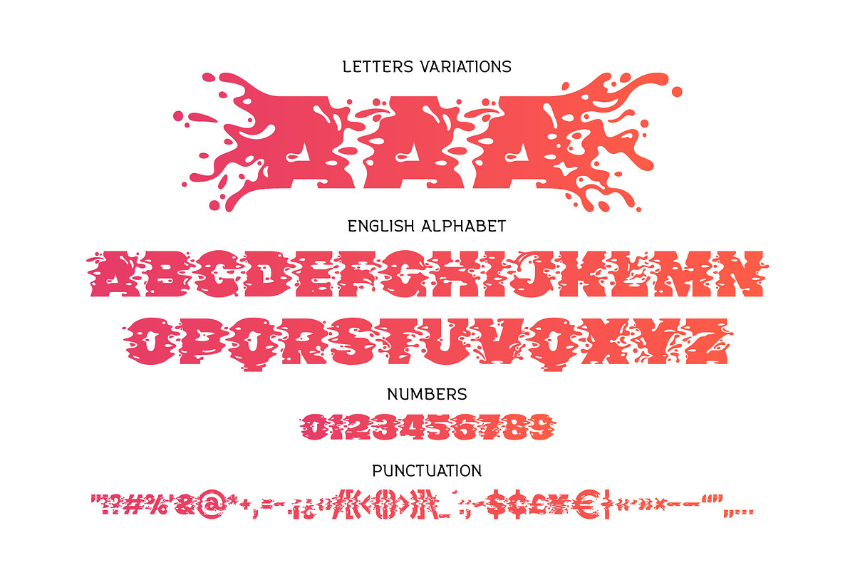 Plop liquid font preview 6
