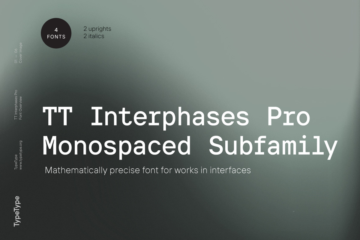 TT Interphases Pro Mono, a Sans Serif Font by TypeType (Photo 1 of 6)
