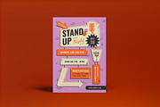 Stand Up Comedy Flyer, a Flyer Template by graphicook (Thumbnail 1 of 3)