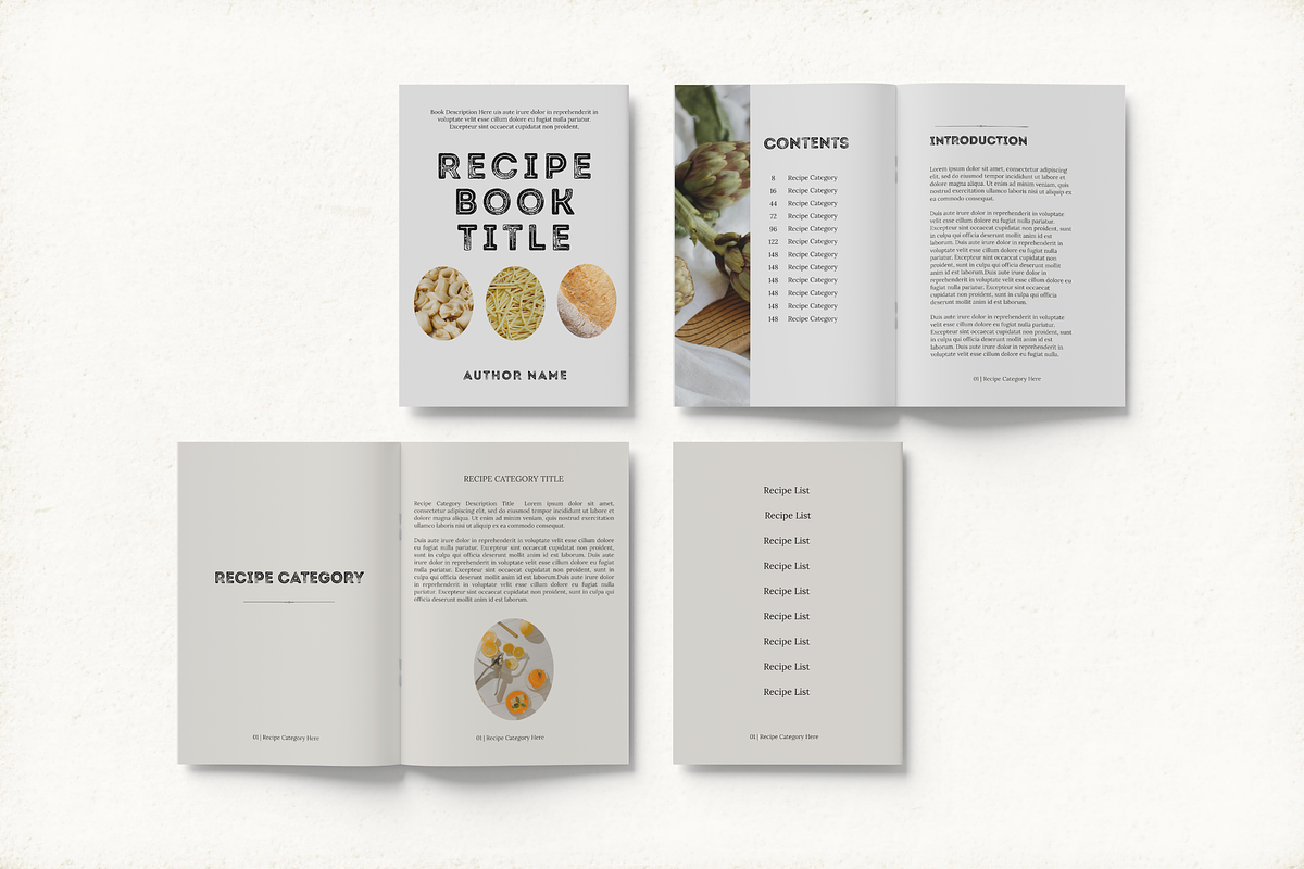 READY | Recipe Book Canva Template preview 6
