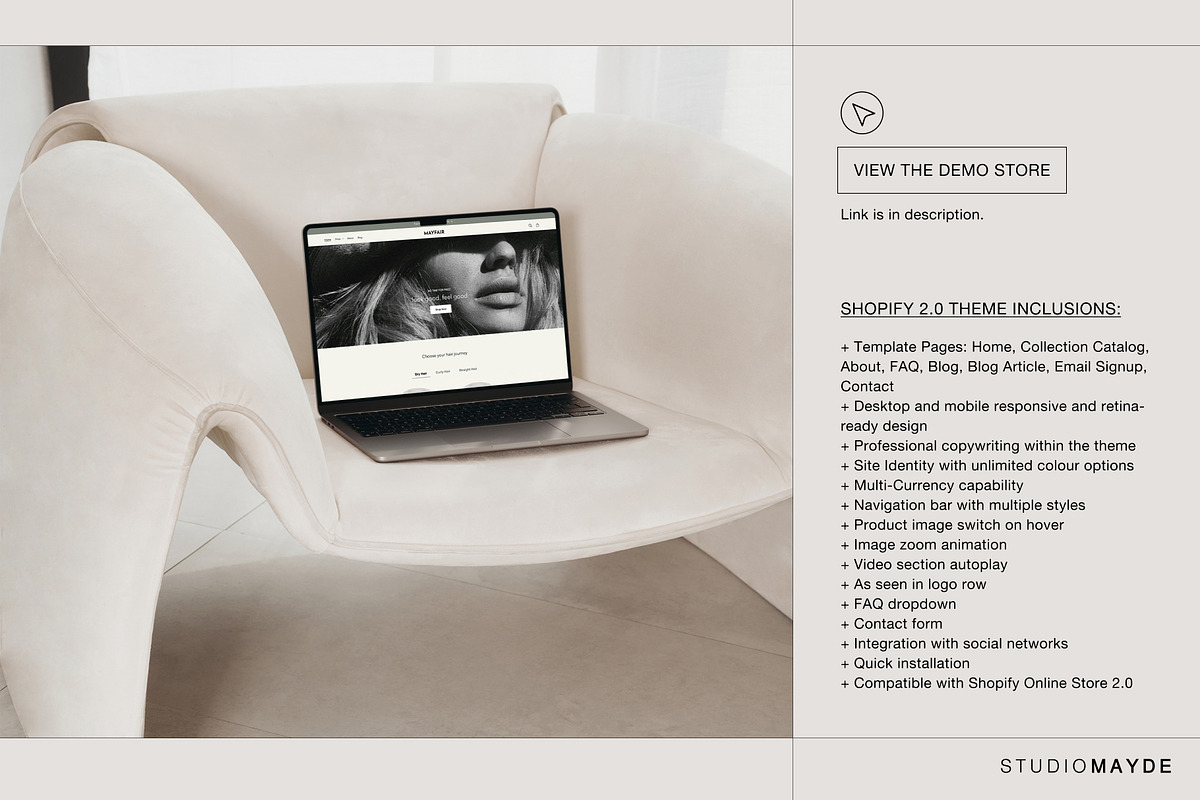 MAYFAIR | Beauty Shopify Theme preview 2