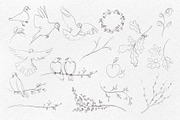 Elemental Folk: 40 PNGs, a Seasonal Illustration by byJuliaKors (Thumbnail 2 of 3)