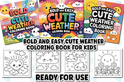 Cute Weather Coloring Book for Kids, a Decorative Illustration by Design Station (Thumbnail 2 of 7)