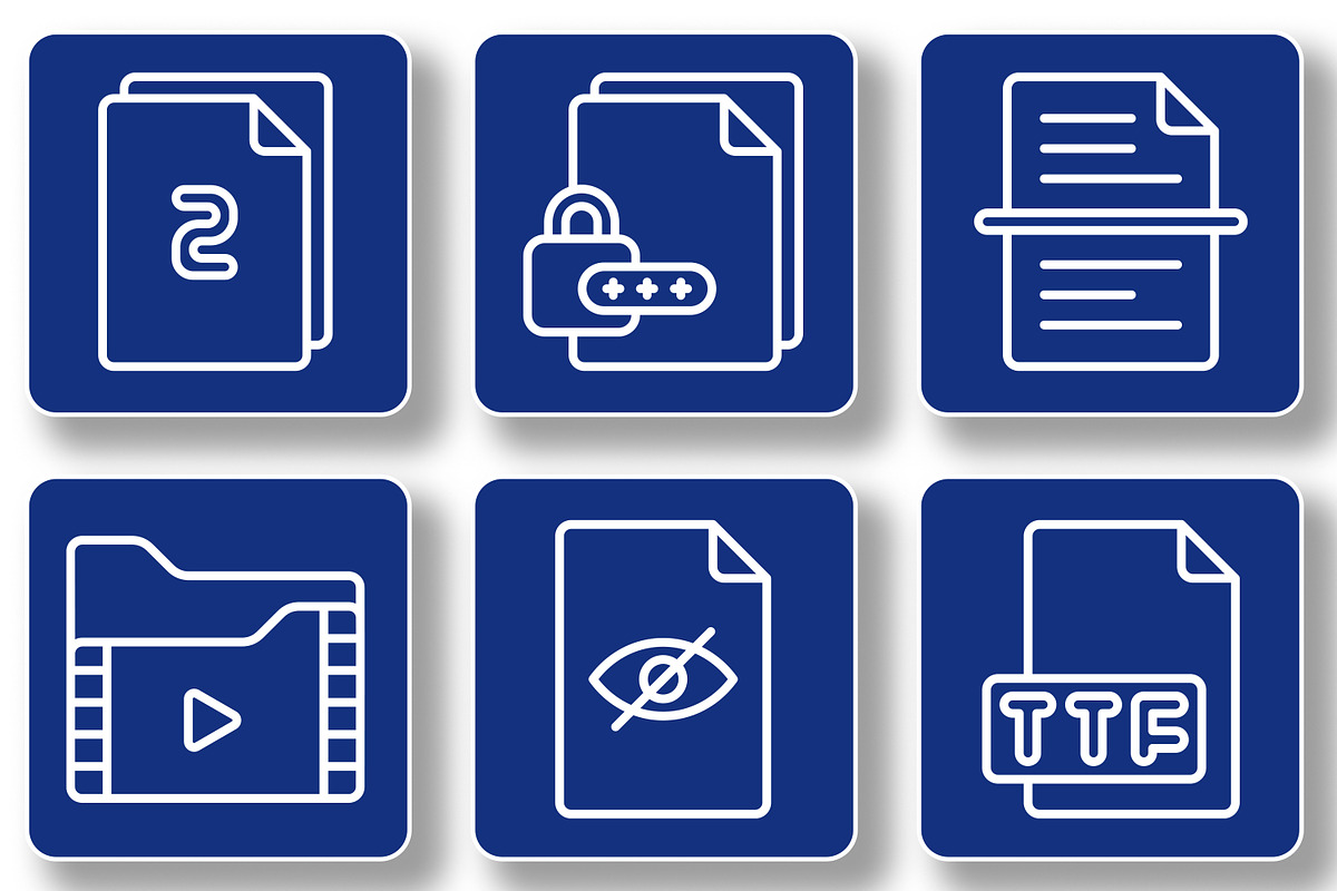 File and Document Icons, an Icon by Tekuni (Photo 7 of 12)