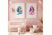 Mermaid Clipart, a Person Illustration by Villa 11 Estudio (Thumbnail 6 of 7)