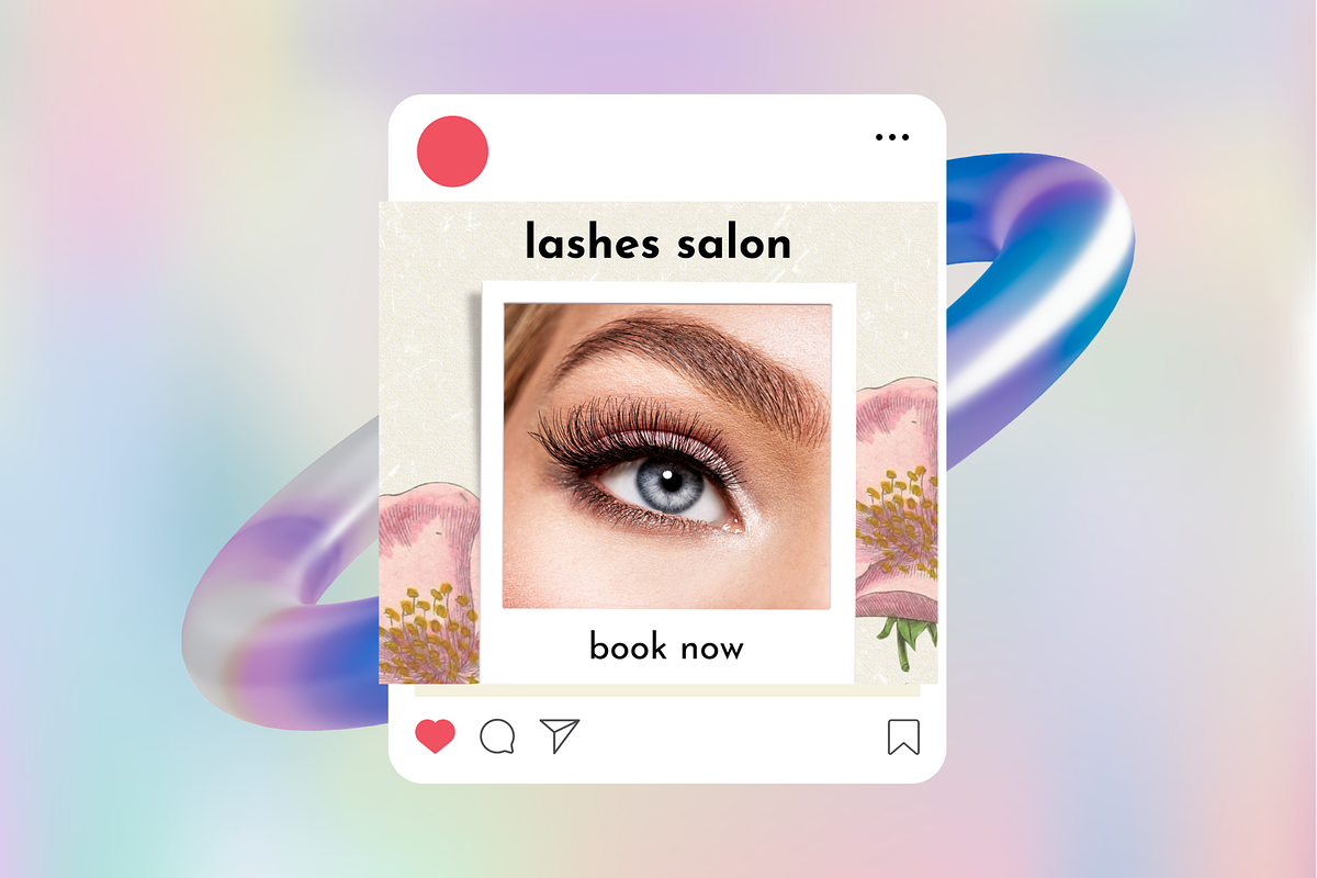 Lash Technician Instagram Posts, a Social Media Template by Adored Templates (Photo 6 of 10)