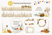 Shavuot Jewish Holiday Clipart, a Seasonal Illustration by Elena Malgina Clipart (Thumbnail 4 of 10)