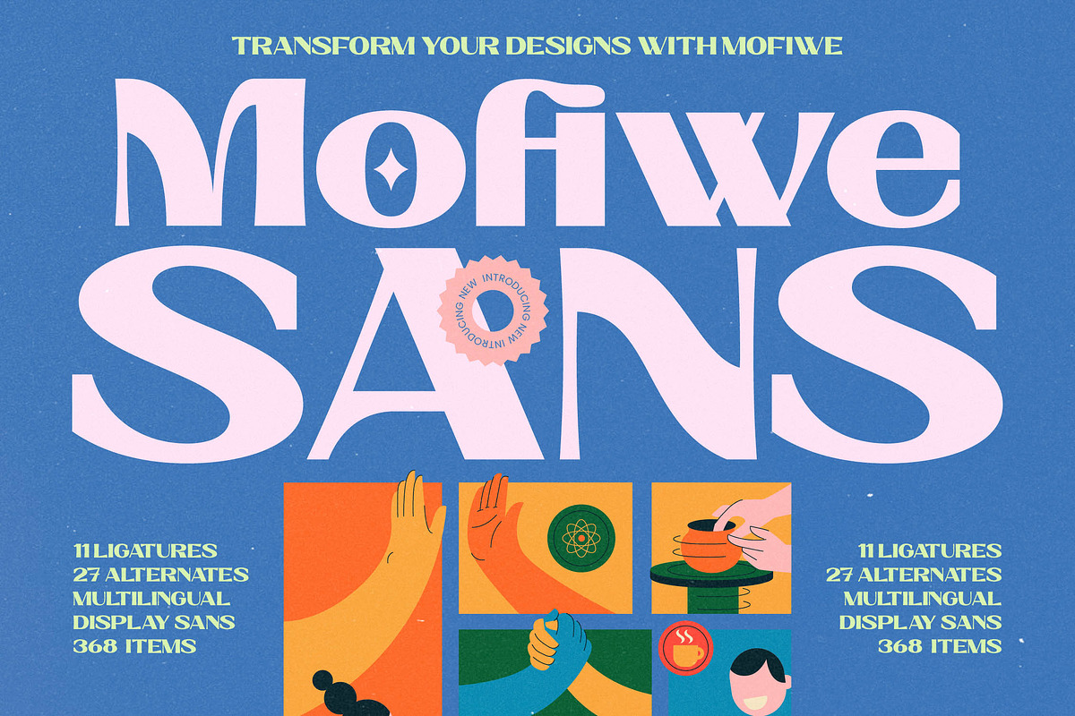 Mofiwe Modern Display Sans Font, a Sans Serif Font by timelesstype.co (Photo 1 of 15)