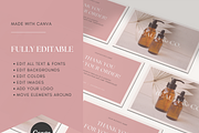 Pink Thank You Card Template, a Card Template by Gebers Marketing & Design (Thumbnail 5 of 8)