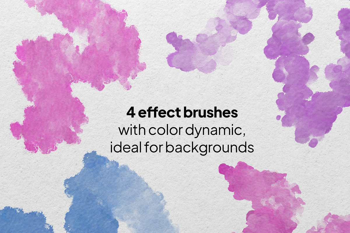 Procreate watercolor bundle, a Brush Add-On by Endete & Mazak brushes (Photo 8 of 10)