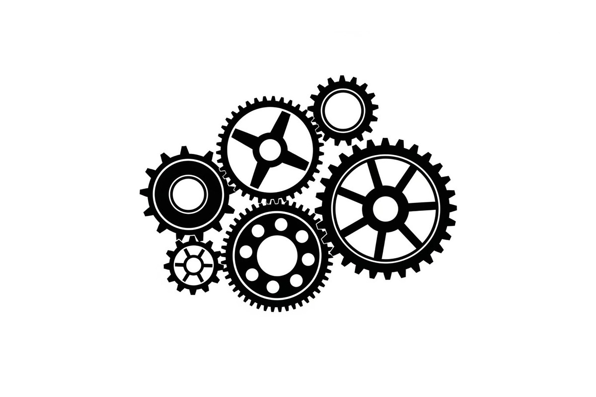 Gear & Cogwheel Silhouette Vector Bu, an Illustration by jahid234 (Photo 12 of 51)