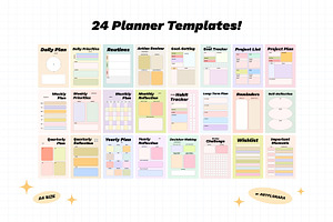 Modern Planner Template Collection