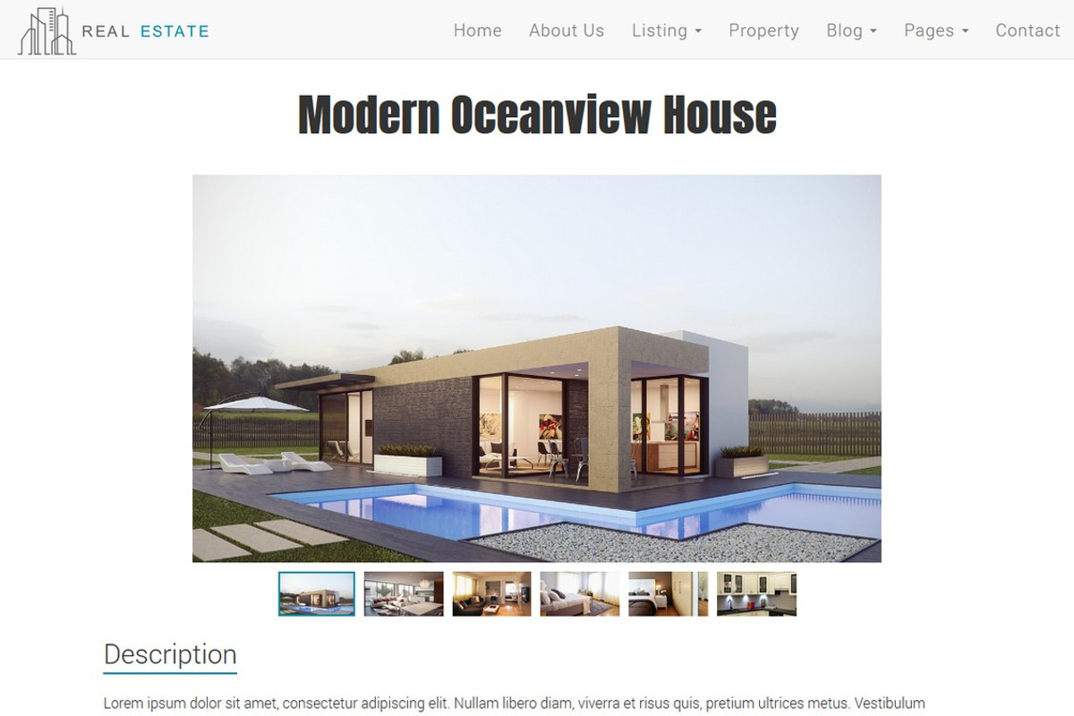 Real Estate Theme - Dream House, a Bootstrap Template by Verane (Photo 4 of 7)
