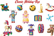 Classic Toy Set, an Illustration by Girardspeed Designs (Thumbnail 2 of 2)