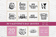 Valentine's Day quotes svg bundle, an Object Graphic by Peachycottoncandy (Thumbnail 3 of 7)