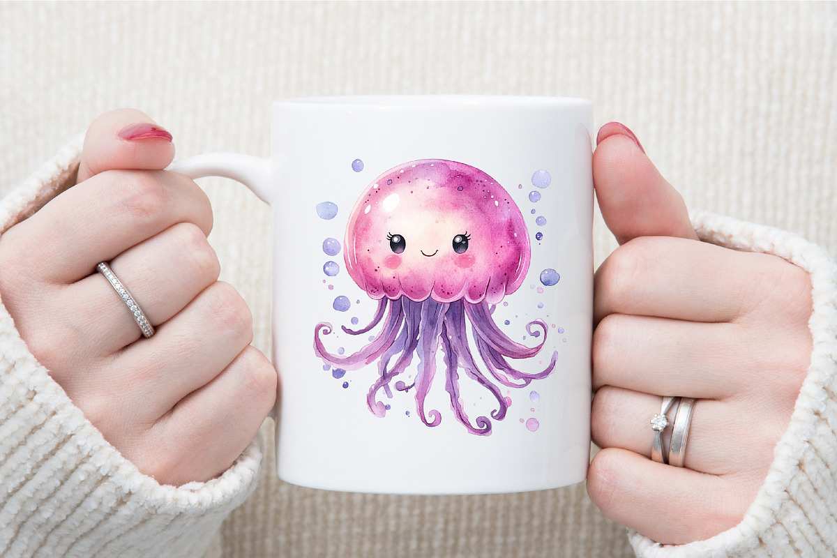Kawaii Beach Clipart Bundle, an Illustration by Sublimation Artist (Photo 5 of 6)