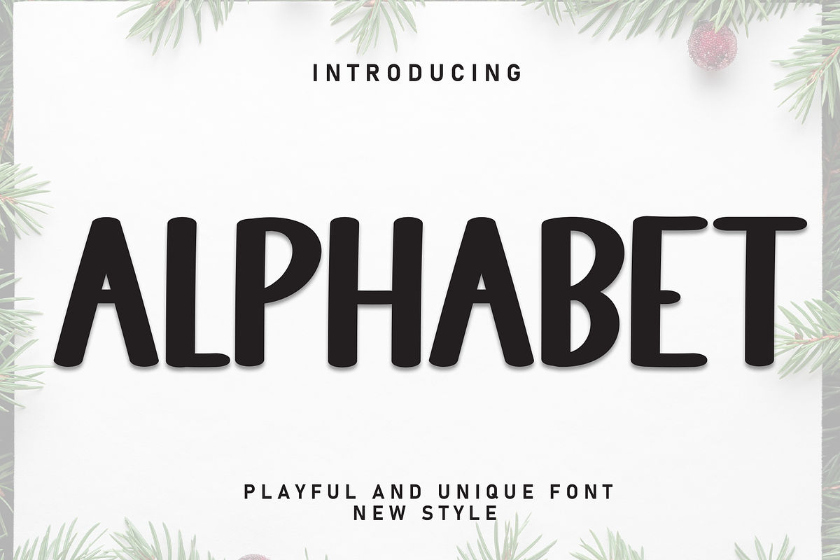 Alphabet | Script Font, a Script Font by Scratchones (Photo 1 of 8)