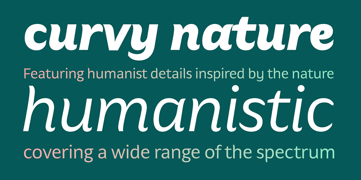 Hua, a Sans Serif Font by YXType (Photo 5 of 10)