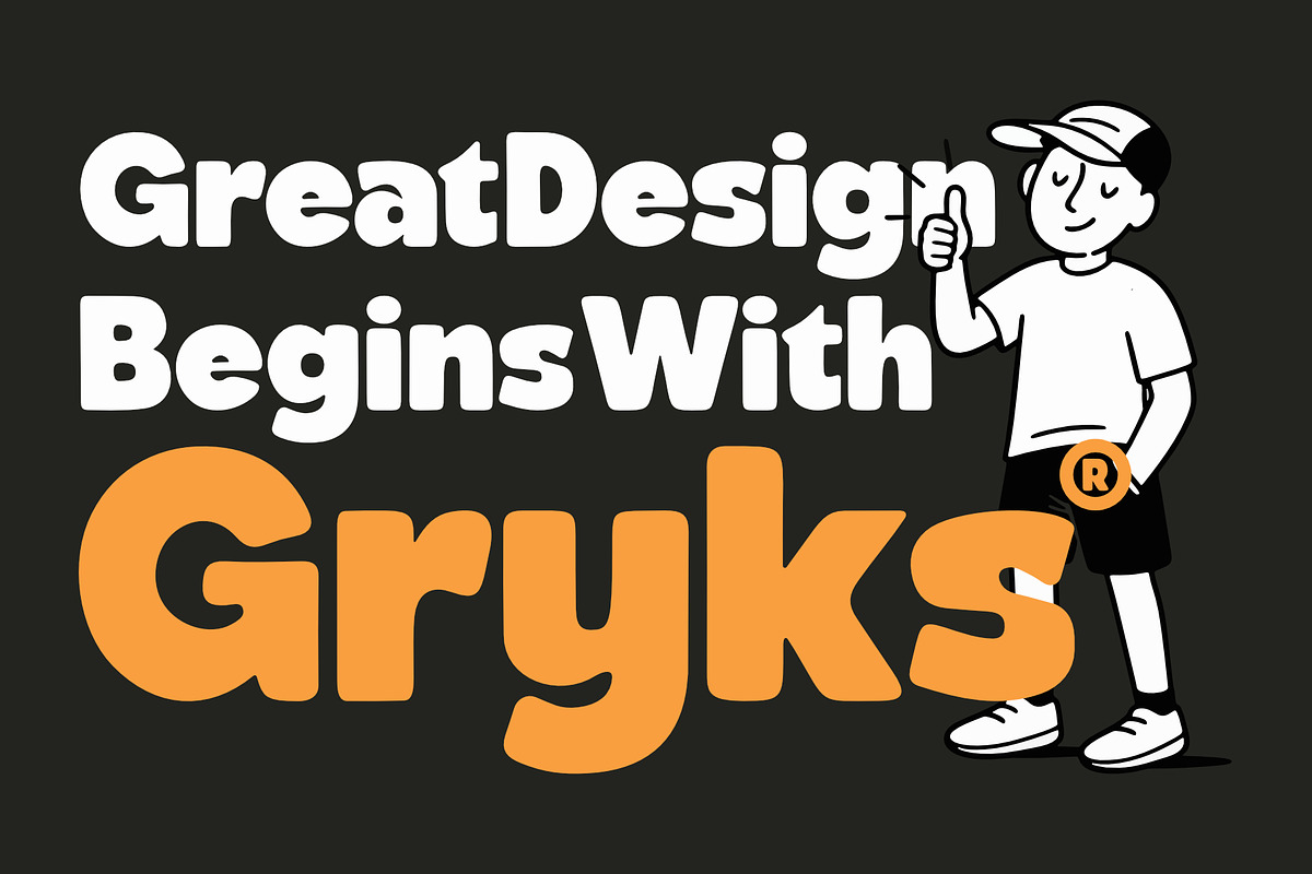 Gryks Font, a Sans Serif Font by Modikstype (Photo 3 of 8)