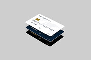 Credit Card Mockup, an Advertising Mockup by Graphiculon (Thumbnail 9 of 11)
