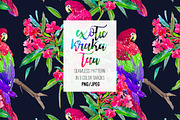 Exotic Krakatau. Watercolor Patterns, a Pattern Graphic by Irina Dolgikh (Thumbnail 3 of 9)