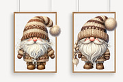 Funny Gnome Watercolor Clipart, an Illustration by Libby Wishes (Thumbnail 3 of 7)